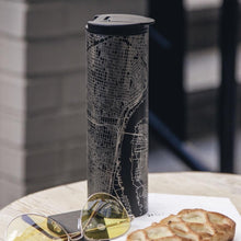Load image into Gallery viewer, Jacksonville - Florida Map Tumbler in Matte Black
